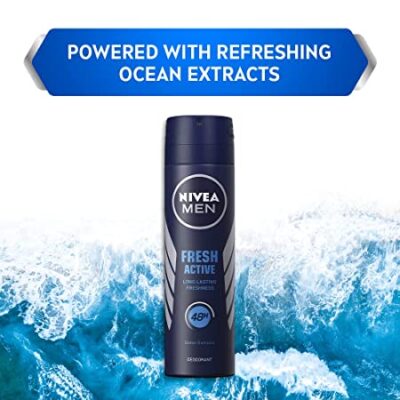 Nivea Fresh Active Original Deodorant for Men, 150ml - Image 4