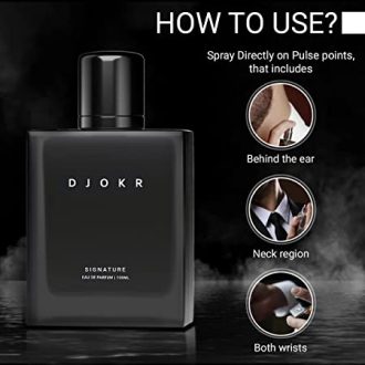 DJOKR Signature Perfume For Men 100 ml | Eau De Parfum | Premium Luxury Long Lasting Fragrance Spray - Image 3