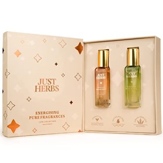 Just Herbs EDP Perfume Long Lasting Luxury Scent Gift Set for Men & Women - 2x20 ml