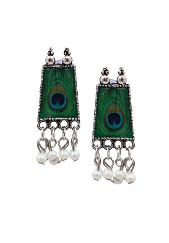 Agaas Enterprises Oxidised Silver Color Jewellery Set | women jewellery set - Image 4