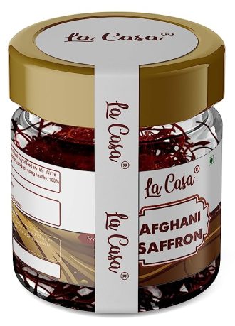 La Casa Afghani Saffron | Original Kesar | Premium A++ Grade Keshar | Purest Finest Zafran Threads | 1gm |