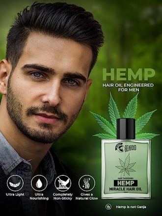 Beardo Hair Thickening Hemp Miracle Hair Oil | Hair Oil for Men | Hemp Oil | Light Hair Oil for Daily Hair Styling | Non-Sticky | 100 ml - Image 3