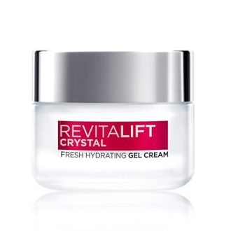 L'Oreal Paris Revitalift Crystal Fresh Hydrating Gel Cream, Oil-Free moisturiser, With Salicylic Acid, 50ml