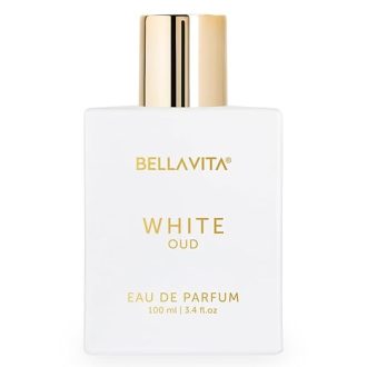 BELLAVITA White Oud Unisex Eau De Parfum Perfume with Orange, Patchouli, Musk|Premium, Long Lasting Oud & Fruity Fragrance for Men & Women,100ML