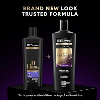 Tresemme Hair Fall Defence, Shampoo, 340ml, for Strong Hair, with Keratin Protein, Prevents Hairfall due to Breakage, Nourishes Dry Hair & Frizz, for Men & Women - Image 5