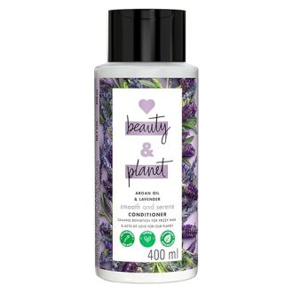 Love Beauty & Planet Argan Oil and Lavender Paraben Free Smooth and Serene Conditioner|| No Parabens|| No Dyes|| 400ml