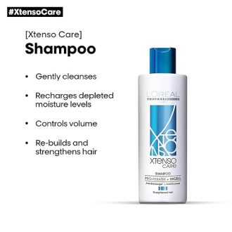 L'OREAL PROFESSIONNEL PARIS Xtenso Care Shampoo For Straightened Hair, 250 Ml |Shampoo For Starightened Hair|Shampoo With Pro Keratin & Incell Technology - Image 3