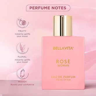 Bella Vita Luxury Rose Woman Eau De Parfum Perfume for Women with Black Currant, Vanilla, Jasmine|Floral & Sweet EDP Long Lasting Fragrance Scent 100 ML - Image 4