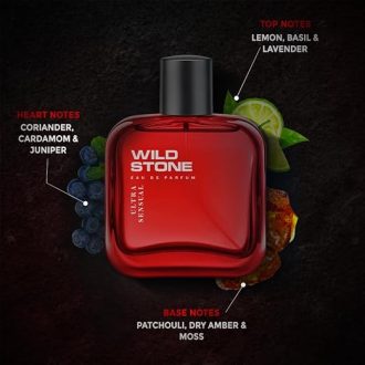 Wild Stone Ultra Sensual Long Lasting Perfume for Men, 100ml, A Sensory Treat for Casual Encounters, Aromatic Blend of Masculine Fragrances - Image 4