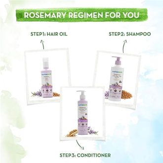 with Rosemary & Methi Dana for Reducing Hair Loss & Breakage- 400 ml | Up to 94% Stronger Hair* | Up to 93% Less Hair Fall | For Men and Women - Image 3