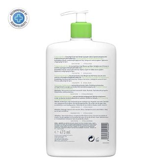 CeraVe Hydrating Cleanser For Normal To Dry Skin (473ml) - Non-Foaming Face Wash with Hyaluronic Acid And Ceramides | Non-Comedogenic, Non-Irritating And Fragrance-Free Cleanser - Image 3