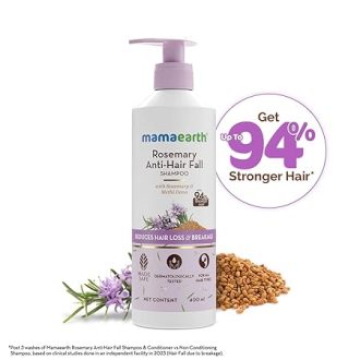 with Rosemary & Methi Dana for Reducing Hair Loss & Breakage- 400 ml | Up to 94% Stronger Hair* | Up to 93% Less Hair Fall | For Men and Women - Image 5