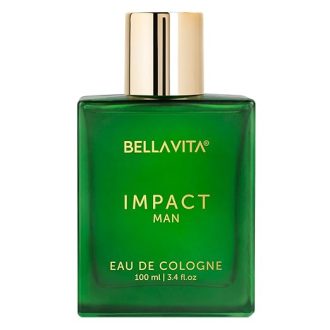 Bella Vita Luxury IMPACT MAN Eau De Cologne Perfume with Mandarin Orange, Patchouli, Cedar | Woody, Citrusy Long Lasting EDC Fragrance Scent for Men 100Ml