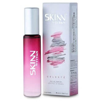 SKINN BY TITAN Celeste Long Lasting Everyday Eau De Parfum Spray For Women - 20 Ml | Wood Fragrance | Women's Fragrance | Miniature Perfumes | Pocket-Size Scents|Travel Size Fragrances - Image 2