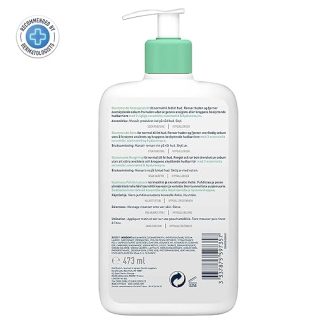 CeraVe Foaming Cleanser For Normal To Oily Skin (473ml) - Dermatologist-Developed Facewash | Non-Comedogenic And Fragrance-Free Cleansers For Acne-Prone Skin - Image 3