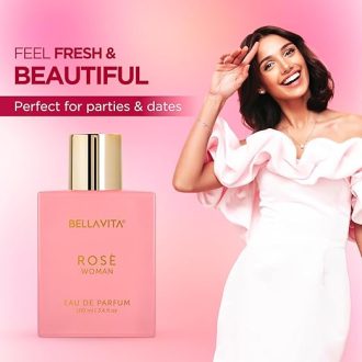 Bella Vita Luxury Rose Woman Eau De Parfum Perfume for Women with Black Currant, Vanilla, Jasmine|Floral & Sweet EDP Long Lasting Fragrance Scent 100 ML - Image 2