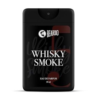 Beardo Whisky Smoke Pocket Perfume for Men 18ml | Spicy, Woody - Oudh | Long Lasting Mens Perfume | Date night fragrance Body Spray for Men | Eau De Parfume