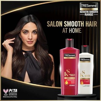 TRESemme Keratin Smooth Shampoo 1L + Mask 300ml + Serum 50ml Combo, With Keratin & Argan Oil for Straight, Shiny Hair - Nourishes Dry Hair & Controls Frizz, For Men & Women - Image 4