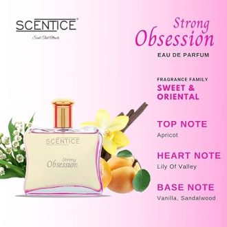 Scentice Strong Obsession Eau De Parfum - Premium Long Lasting Perfume for Women, Sweet & Floral Fragrance (100 ml) - Image 3