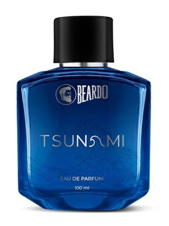 Beardo Perfume For Men - TSUNAMI, 100 ml | Intense Fresh - Marine Aromatic Notes | Strong Long Lasting Mens Perfume | EAU DE PARFUM Men|Ideal Gift For Men