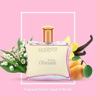 Scentice Strong Obsession Eau De Parfum - Premium Long Lasting Perfume for Women, Sweet & Floral Fragrance (100 ml) - Image 4