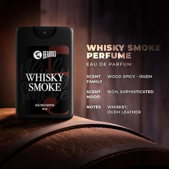 Beardo Whisky Smoke Pocket Perfume for Men 18ml | Spicy, Woody - Oudh | Long Lasting Mens Perfume | Date night fragrance Body Spray for Men | Eau De Parfume - Image 3