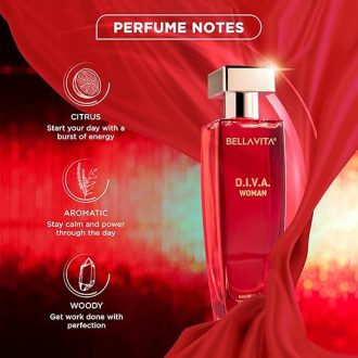 Bella Vita Luxury Women Diva Eau De Parfum Liquid Perfume With Bergamot, Black Currant, Lily, Musk, Floral, Fruity Long Lasting Edp Fragrance Scent 100 Ml - Image 2