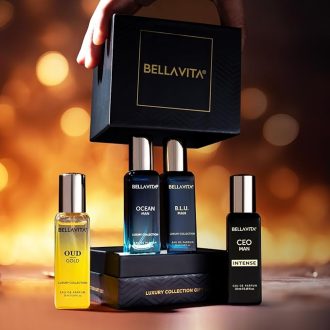 Bella Vita Luxury Collection Eau De Parfum Gift Set 4 x 20ml for Men & Women with OUD GOLD, OCEAN, B.L.U & CEO Man Perfume|Long Lasting EDP Fragrance Scent - Image 2