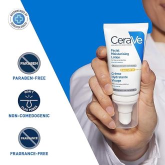 CeraVe AM Facial Moisturizing Lotion For Normal to Dry Skin (52ml) - Broad Spectrum SPF 30 Sunscreen | Non-Comedogenic, Paraben-Free And Fragrance-Free Lotion - Image 2