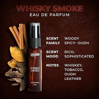 Beardo Whisky Smoke Perfume for Men, 8ml | Spicy, Woody - Oudh Scent Eau De Parfum | Long Lasting Mens Perfume | Best Date Night Fragrance Body Spray for Men - Image 4