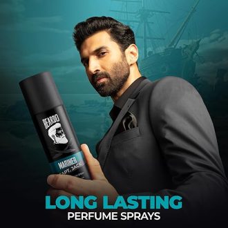 Beardo Mariner Capt Jack Perfume Body Spray, 120ml | Long Lasting No Gas Deo For Men | Day Body Spray Deodorant for Men | Gift for Men | Fresh, Aqua Notes | Gift For Brother | Gift For Friends - Image 2