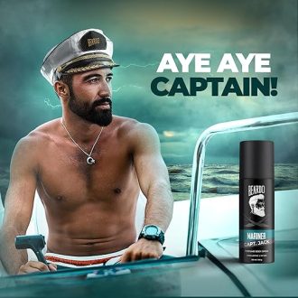 Beardo Mariner Capt Jack Perfume Body Spray, 120ml | Long Lasting No Gas Deo For Men | Day Body Spray Deodorant for Men | Gift for Men | Fresh, Aqua Notes | Gift For Brother | Gift For Friends - Image 5