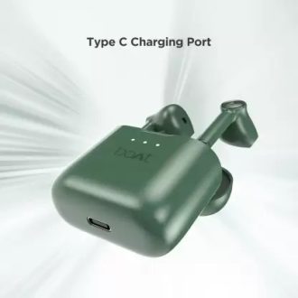 boAt Airdopes 131 with upto 60 Hours and ASAP Charge Bluetooth Headset  (Viper Green, True Wireless) - Image 4